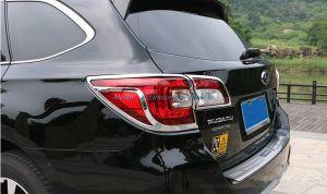 Накладки на задние фонари хромированные для Subaru Outback 2015-